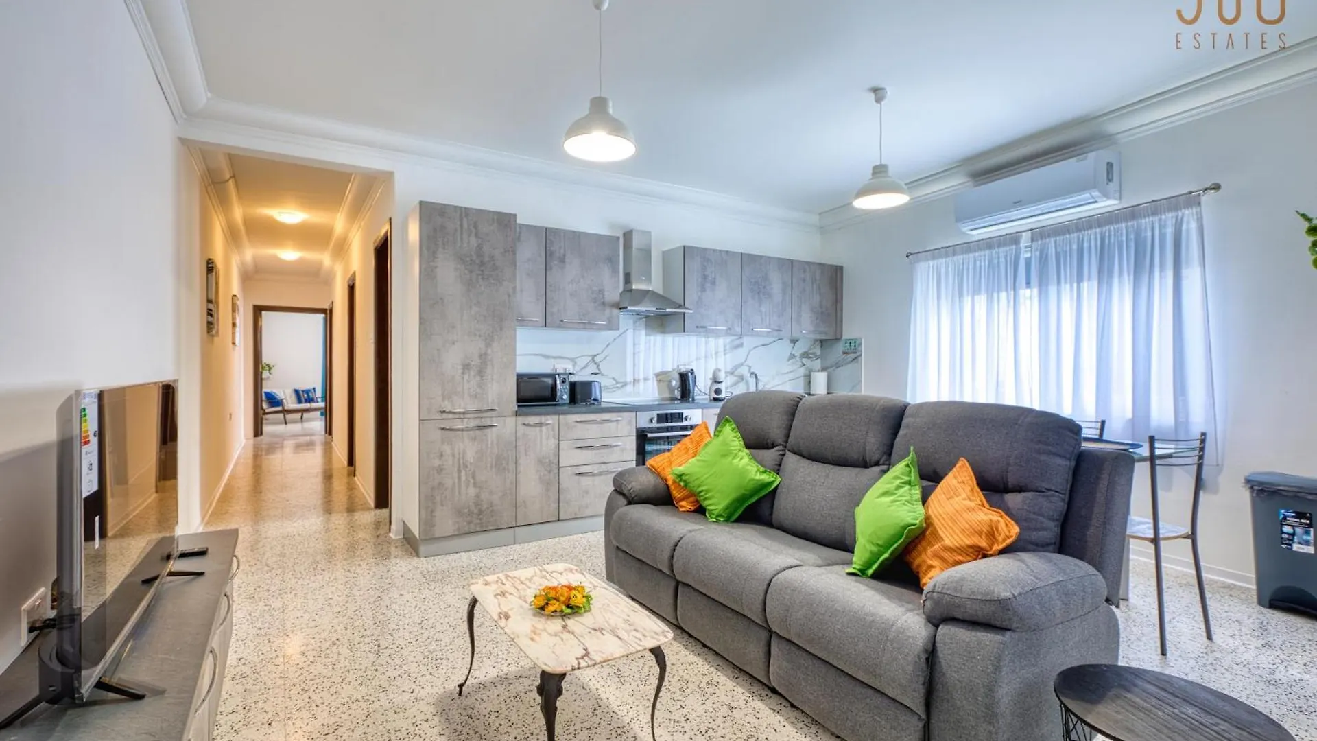 Charming 3Br Apt With City Views & Wifi In Swieqi By 360 Estates Is-Swieqi